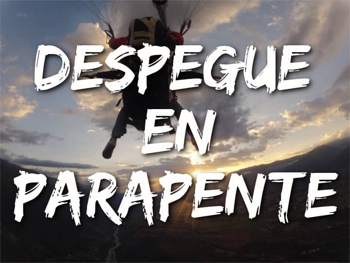 despegue parapente en merida